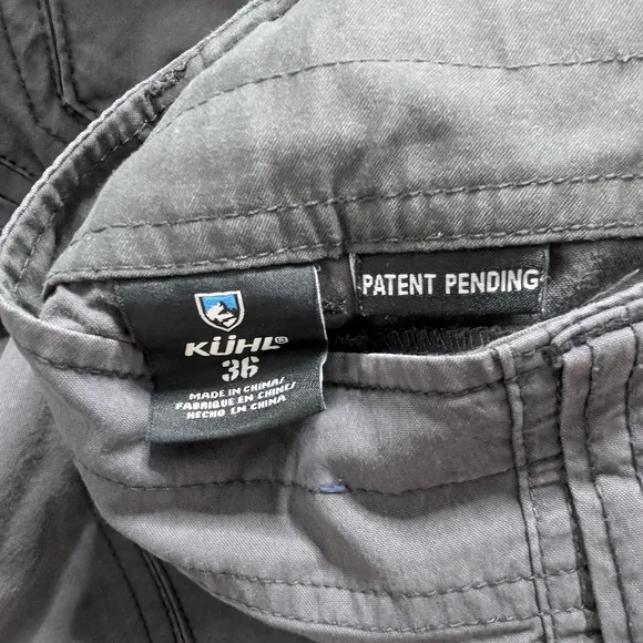 💘KÜHL Men’s Radikl 10" Hiking Shorts – Size 34 Grey – Techcore Gorpcore Tactica - Picture 7 of 10